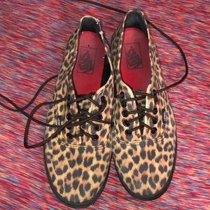 Vans cheetah print